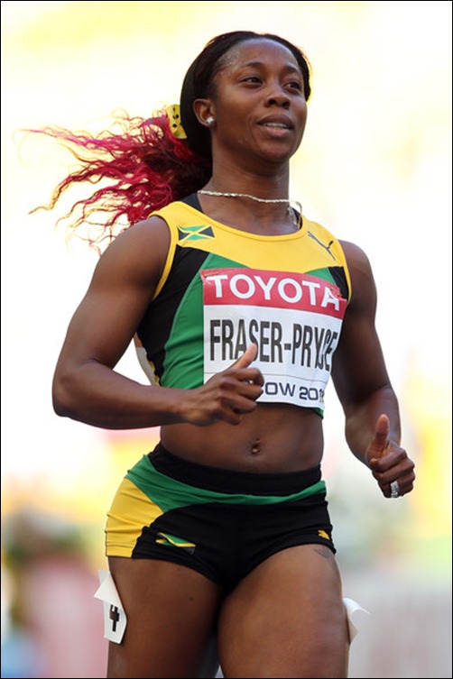 Shelly Ann Fraser Pryce 14th IAAF World Athletics 6Y1_yqx22Y2l