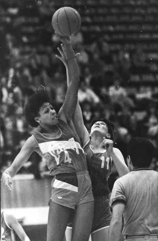 Leonor durante el Campeonato Mundial celebrado en la URSS en 1986. Foto: Juan Moreno