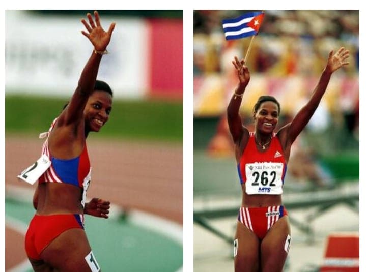 La atleta cubana: 100m con vallas