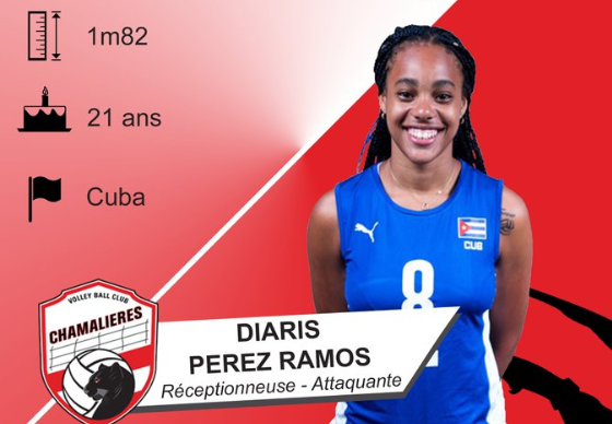Voleibol: Diaris Perez al VBC Chamalières