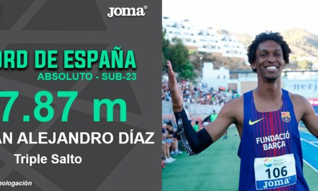 Jordan Díaz se va hasta los 17.87m, Yulemnis Aguilar nueva marca personal