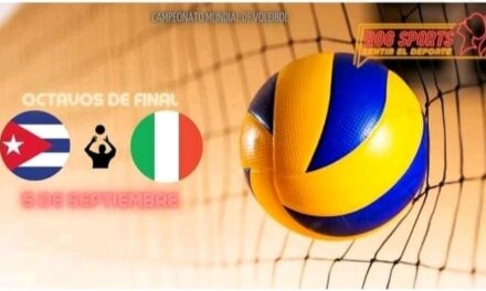Cuba enfrentará a Italia en octavos, en un clásico del Voleibol Mundial