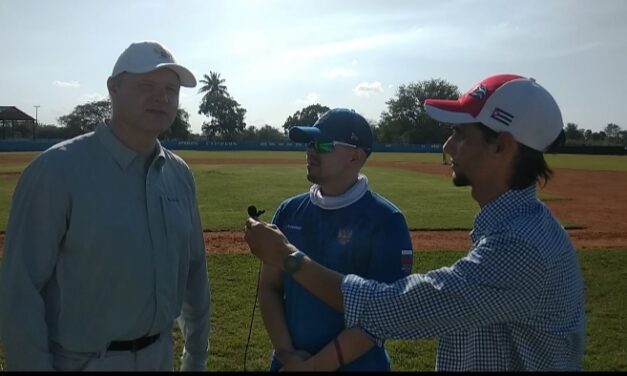 Dimitri Kisirov: «Estamos aquí para tomar experiencia del béisbol cubano»